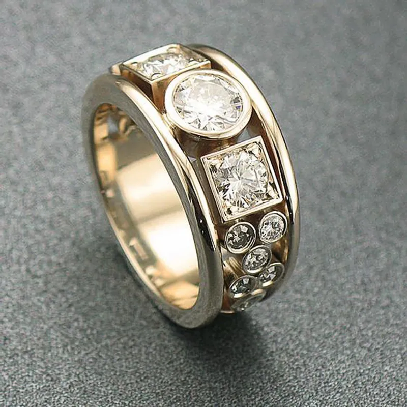 Vintage Ring i Guld Zirconia